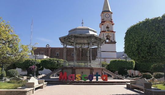 Paisaje boscoso y casas en Mascota